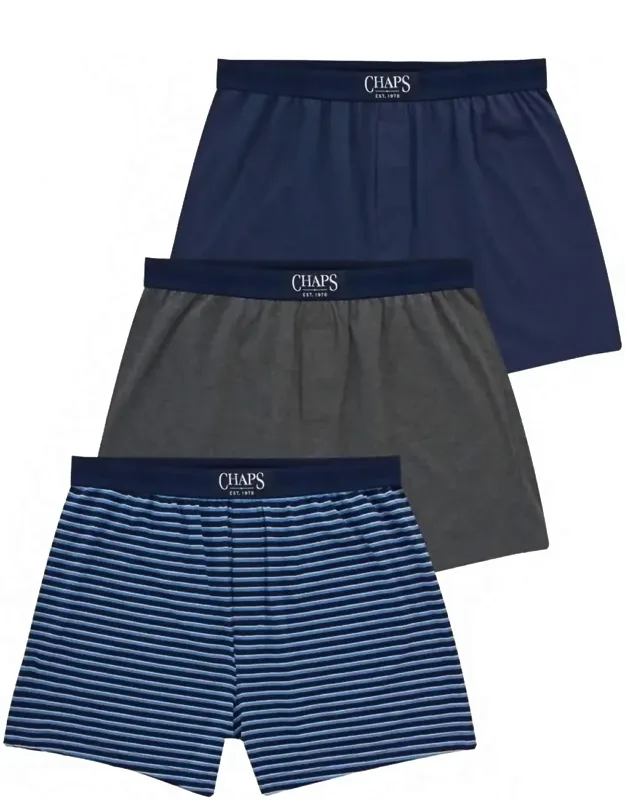 Knit Boxers Three Pack Set