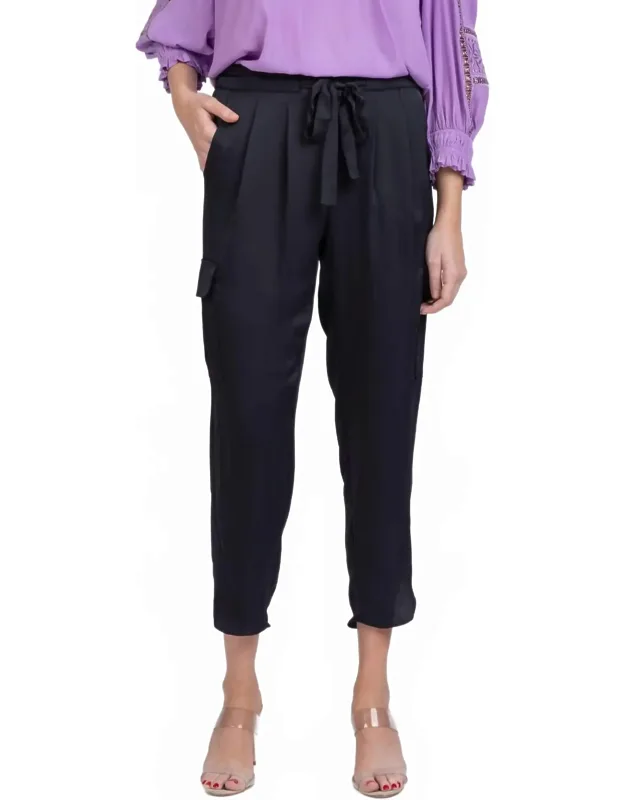 Satin Pocket Pants