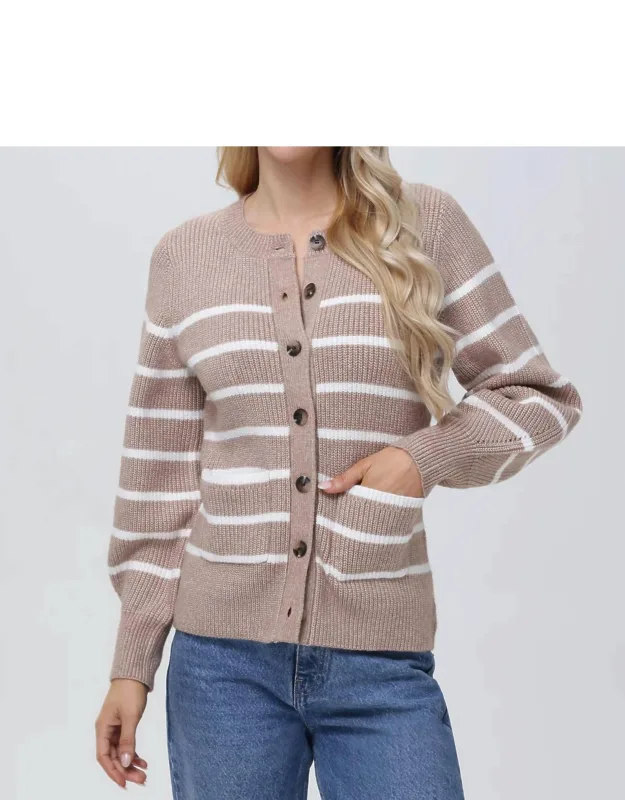 Striped Cardigan