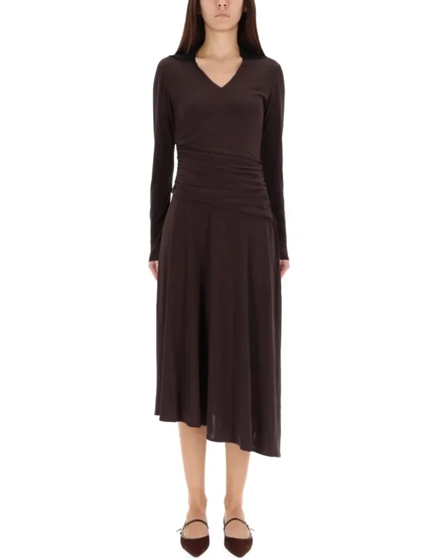 Asymmetrical Midi Dress