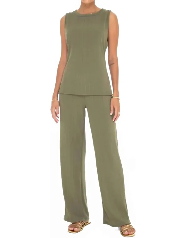 Knitted Flared Pants