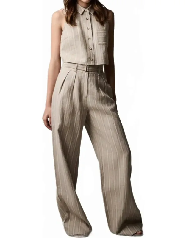 Relaxed Wide Leg Pants