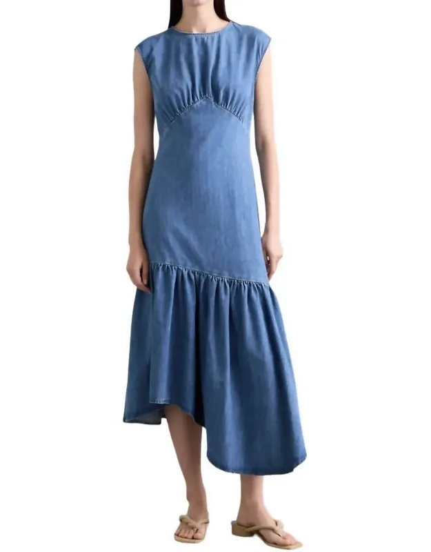Gathered Tier Hem Dress