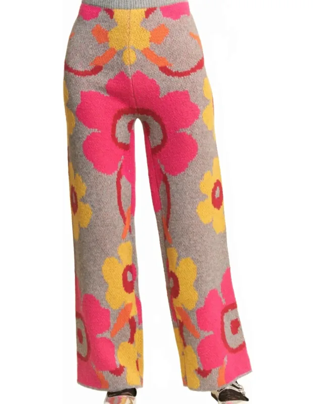 Printed Floral Pants