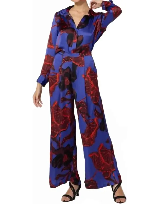 Holden Trousers In La Rouge Print