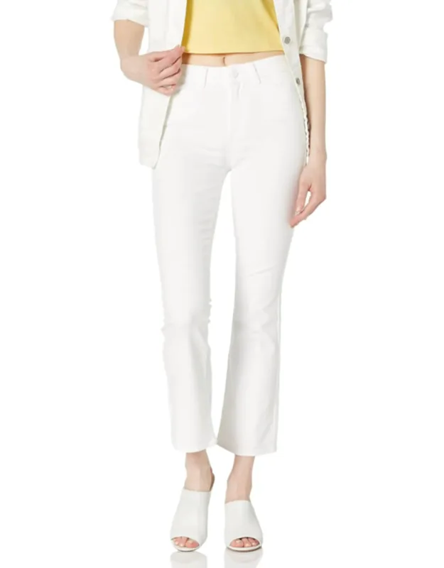 Claudine Flare Jeans With Angled Pockets And Yoke Details