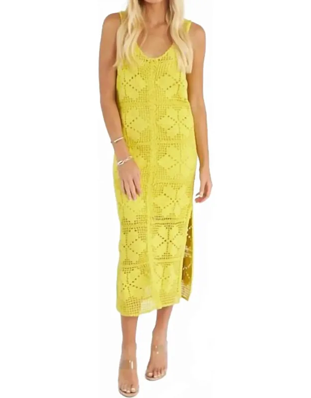 Joy Crochet Ankle Dress