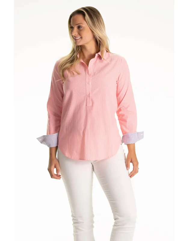 Seersucker Pointe Tunic