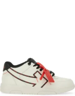 Off-white Leather Sneaker - 89% Bovine Leather, 11% Recycled Polyester