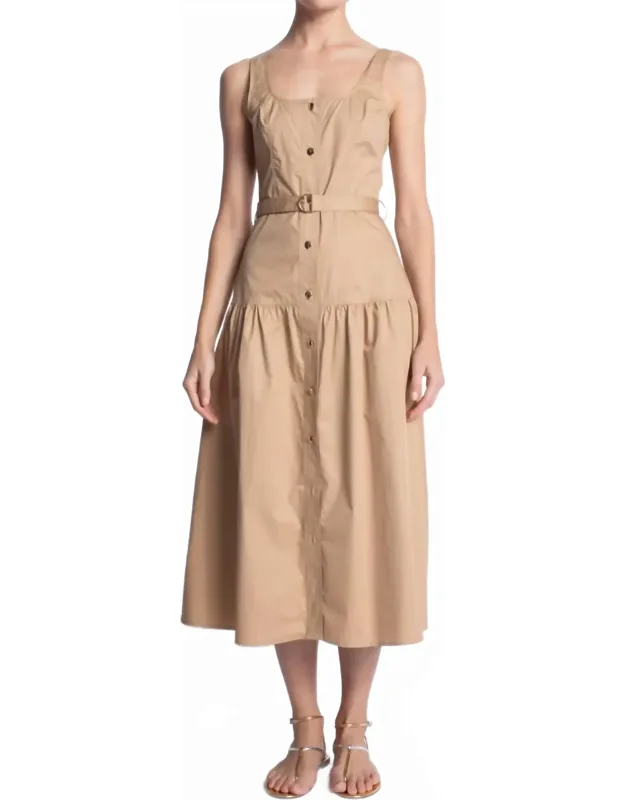 Maraya Poplin Midi Dress
