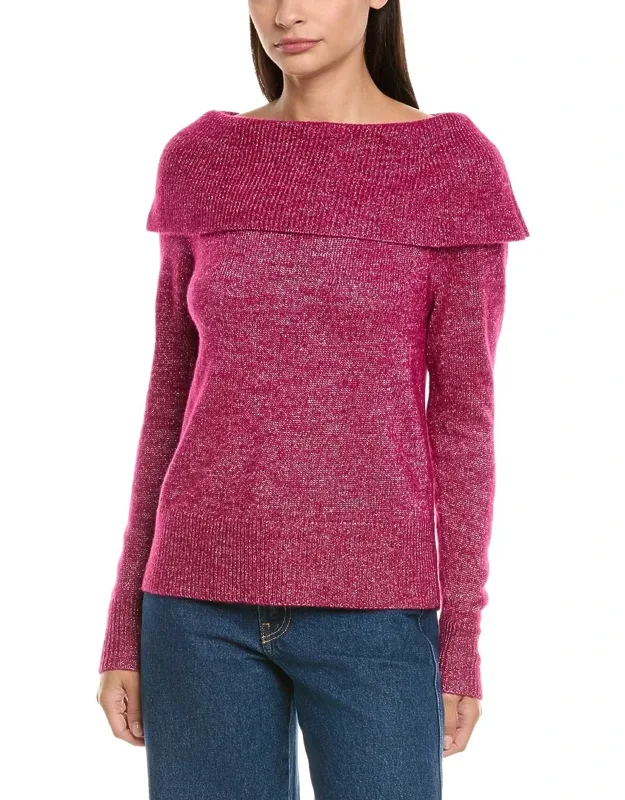Metallic Wool-blend Sweater