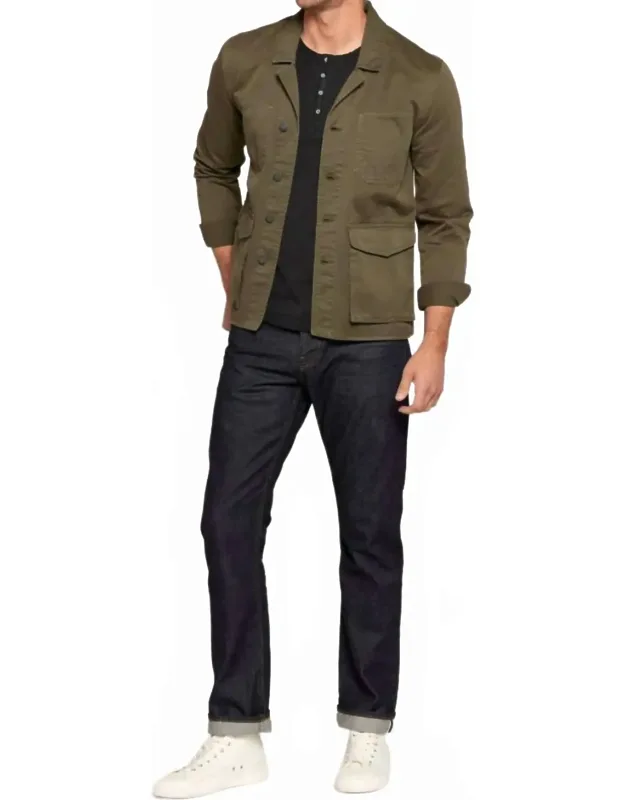 Solid Button Down Blazer