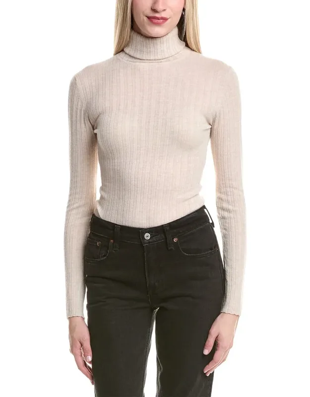Rib Turtleneck Sweater