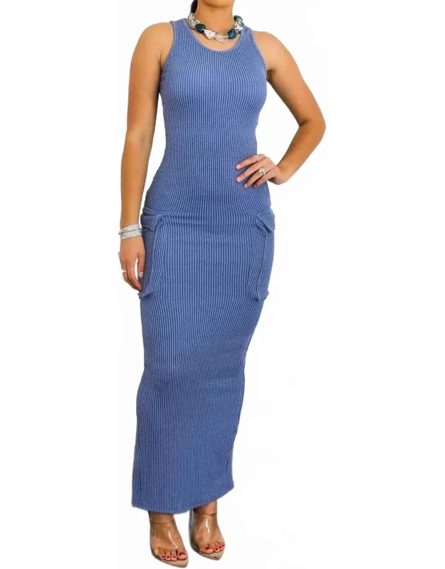 Ribbed Midi Dress