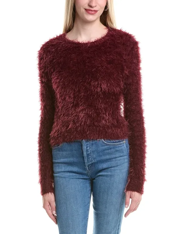 Fluffy Cashmere-blend Sweater