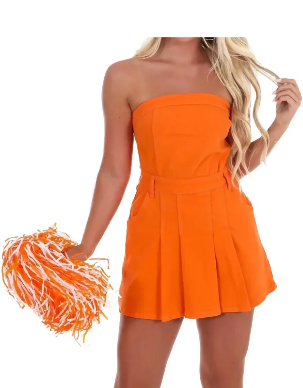 Cheer You On Denim Mini Dress