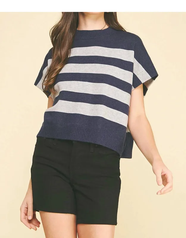 Boxy Short Sleeve Sweater