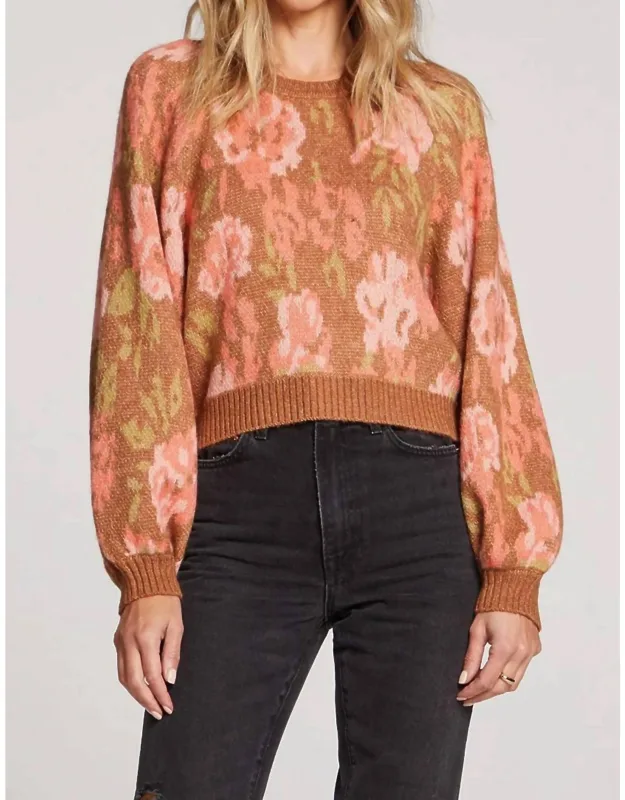 Floral Sweater