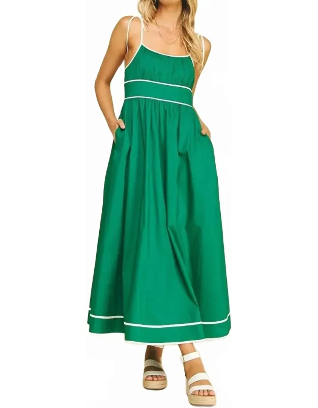 Willa Tie Strap Maxi Dress