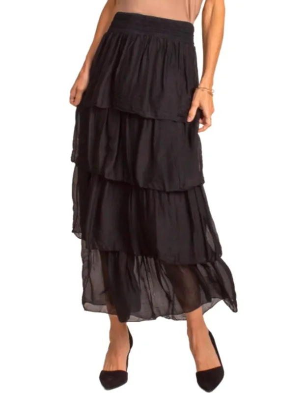 Ruffled Maxi Skirt
