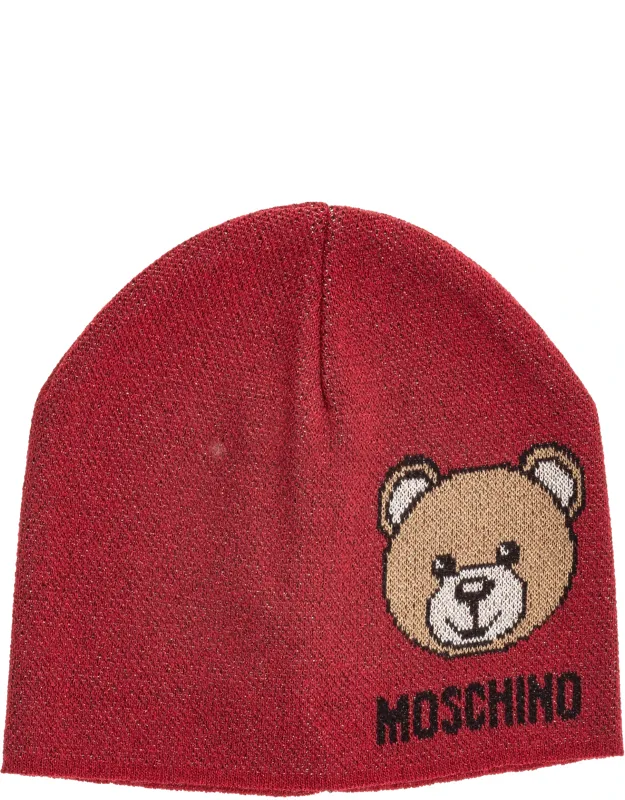 Teddy Bear Beanie - Made In Italy, New With Tags
