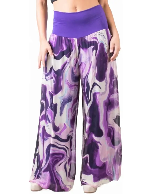Aspen Marble Wide Leg Pants