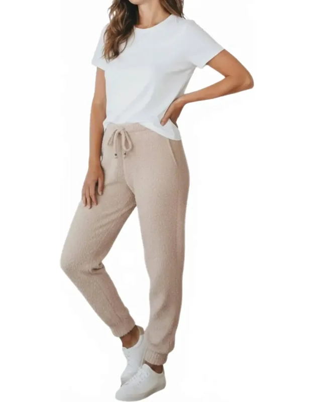 Cozy Textured Jogger Pants