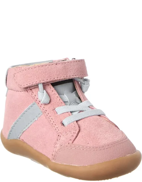 Retro Ground High-top Leather & Suede Sneakers