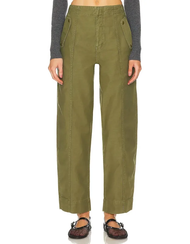 Utility Barrel Washed Pants