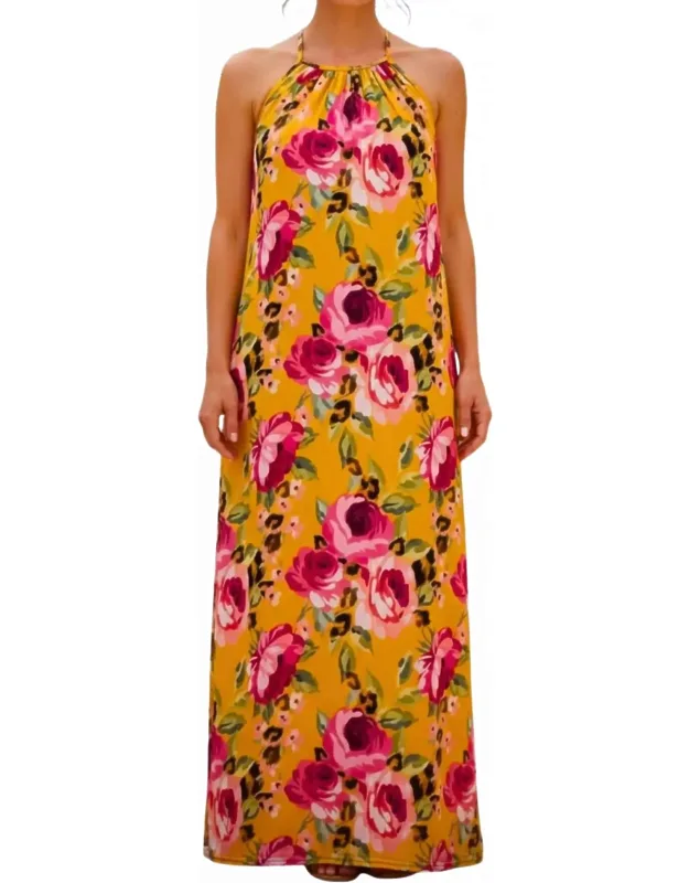 Demi Column Maxi Dress