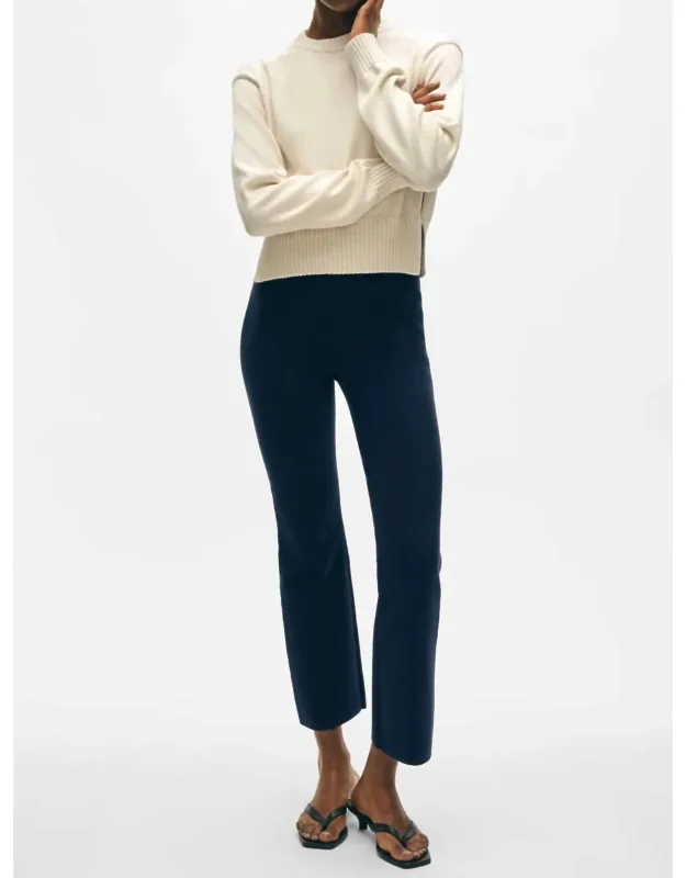Superfine Organic Cotton Kick Flare Pants