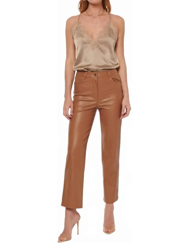 High-waisted Vegan Pants