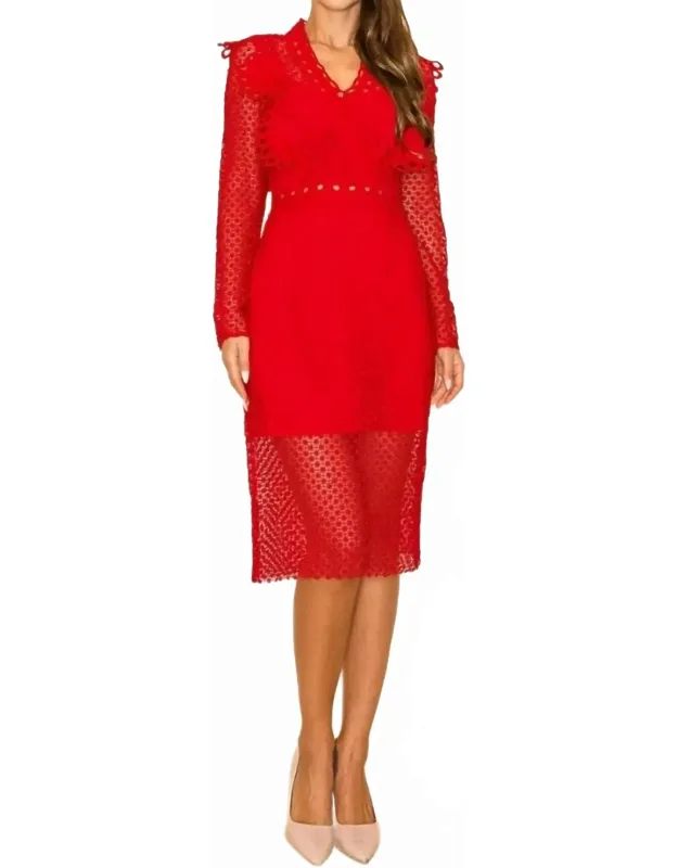 Long Sleeve Lace Dress