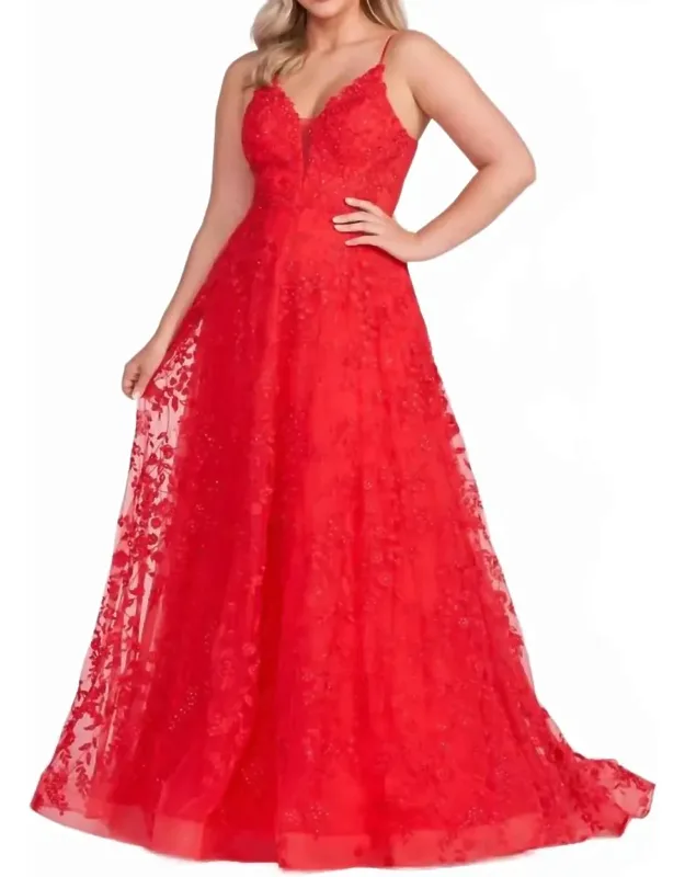 Embroidered Lace Dress