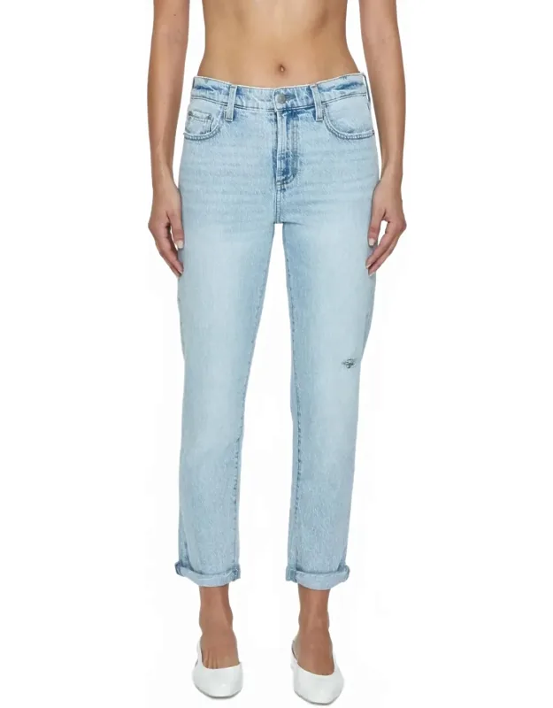 Riley Mid Rise Girlfriend Jeans