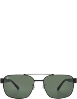 G-15 Green Rectangular Sunglasses