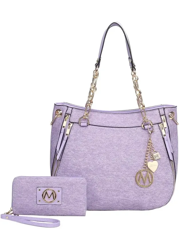 Lina Tote Bag And Wallet Set