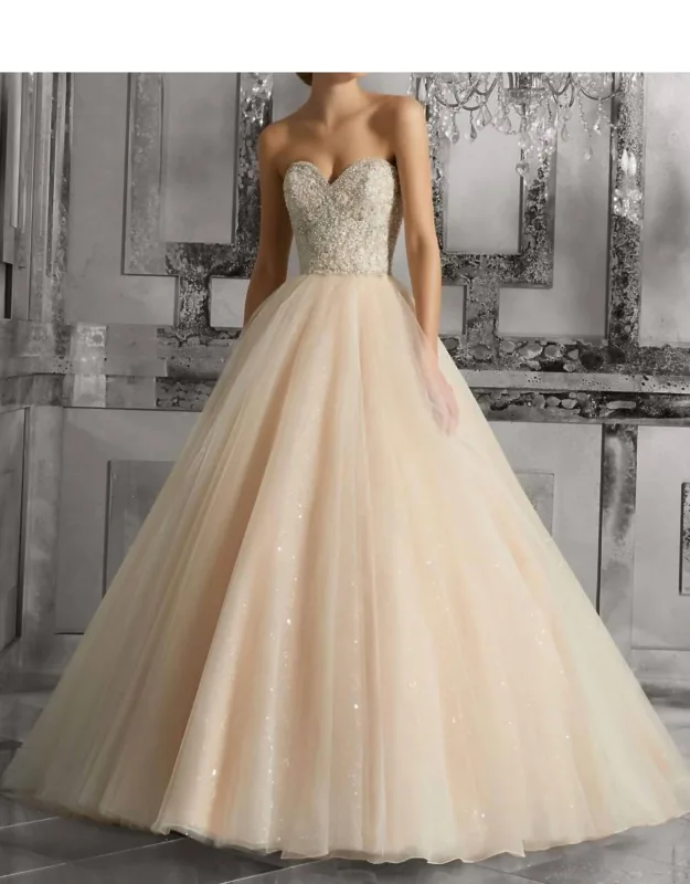 Mystique Strapless Wedding Dress