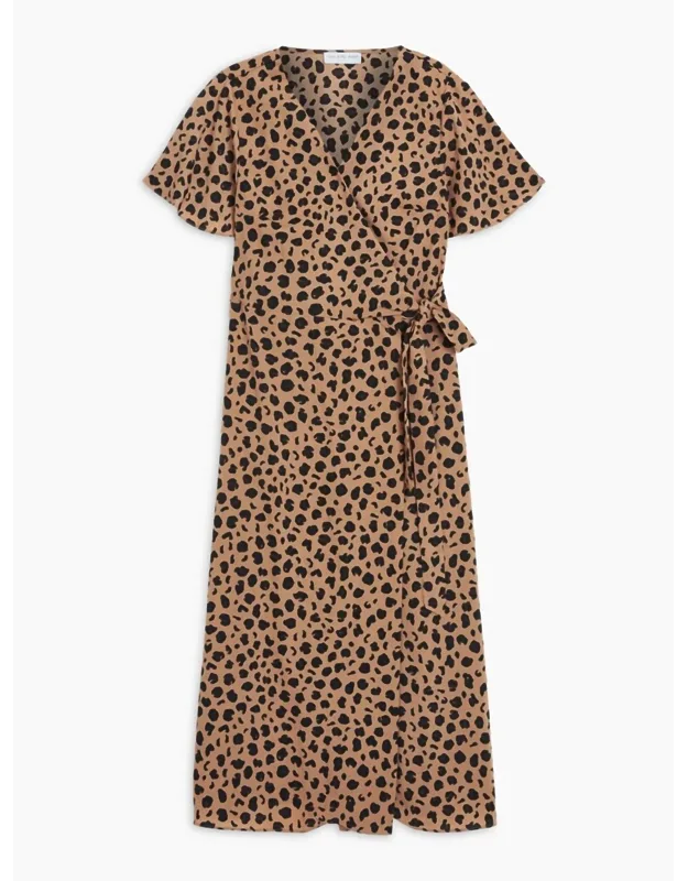 Leopard Wrap Dress