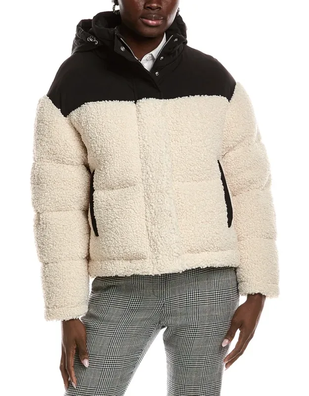 Teddy Fleece Puffer Coat