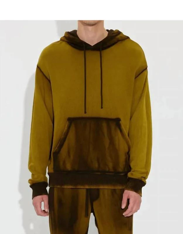 Brooklyn Wide Rib Sleeve Hoodie