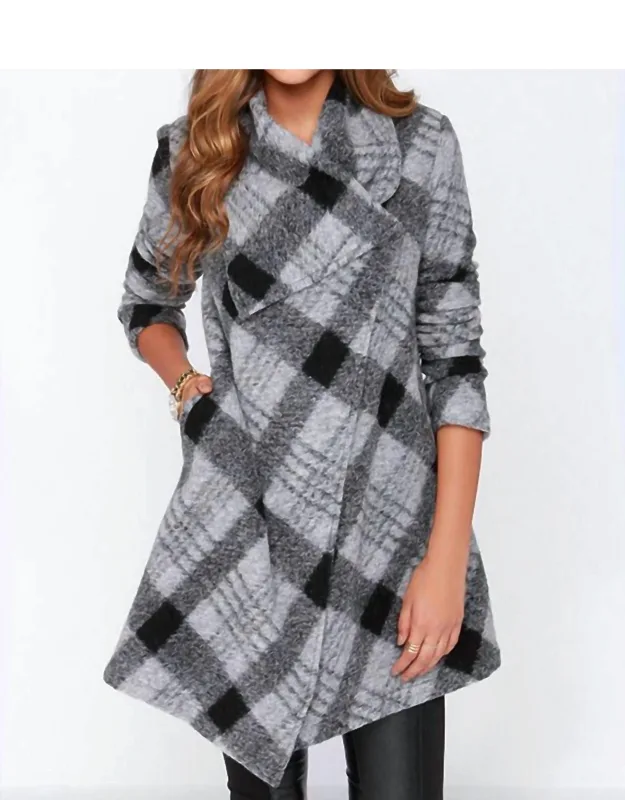 Plaid Coat