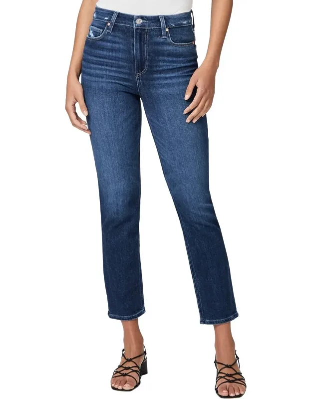 Cindy Emotion Distressed Straight Leg Jeans
