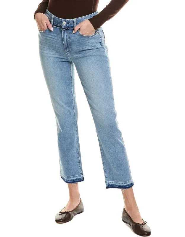 Cindy Carmina Distressed Straight Leg Jeans