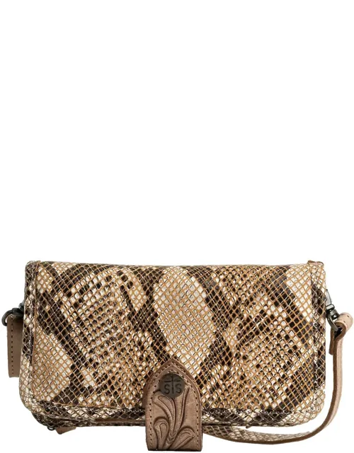 Stella Python Crossbody Wallet