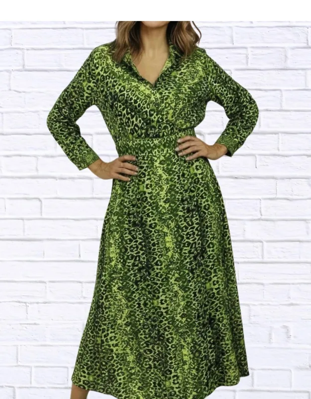 Leopard Wrap Dress