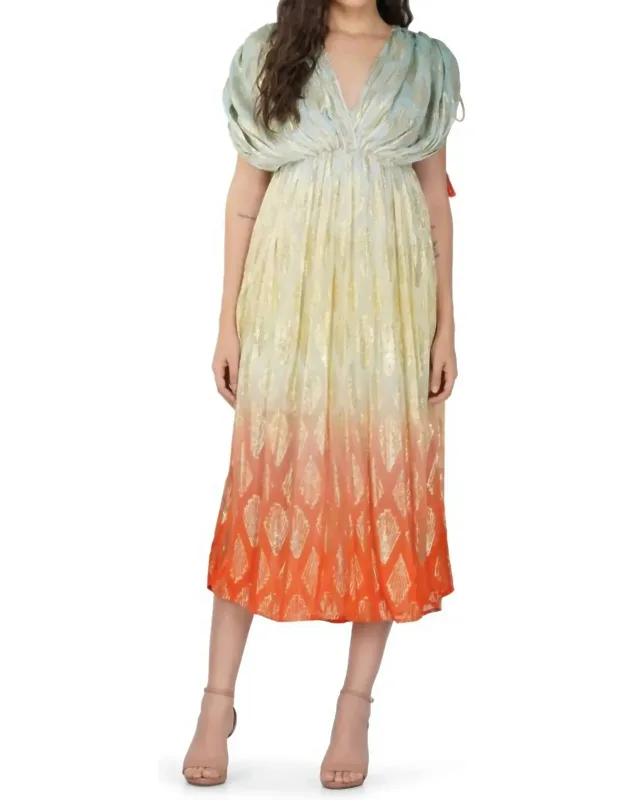 Magnolia Lurex Maxi Dress