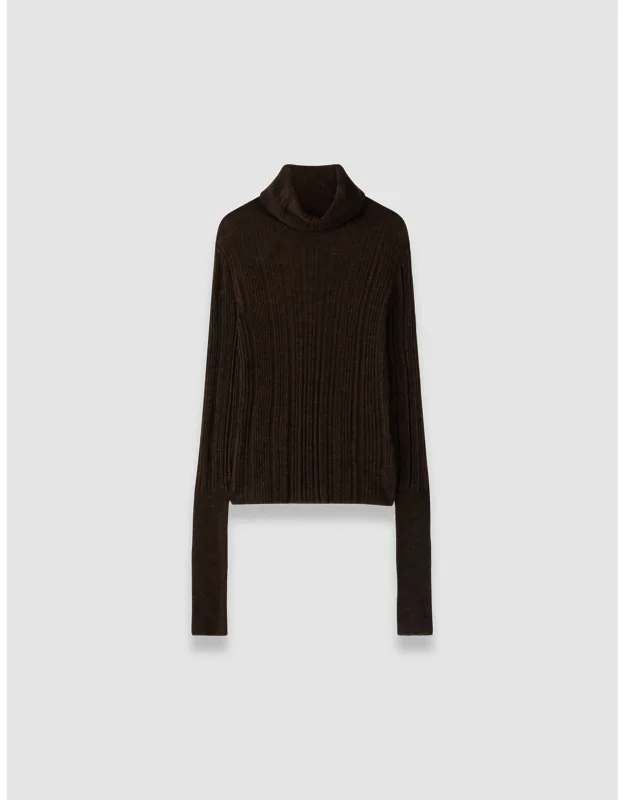 Sheer Wool Rib Jumper