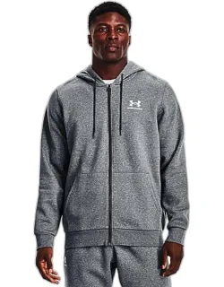 Under Armour Icon Fleece Full-zip Hoodie With Ultra-soft Fleece And Split Kangaroo Pocket