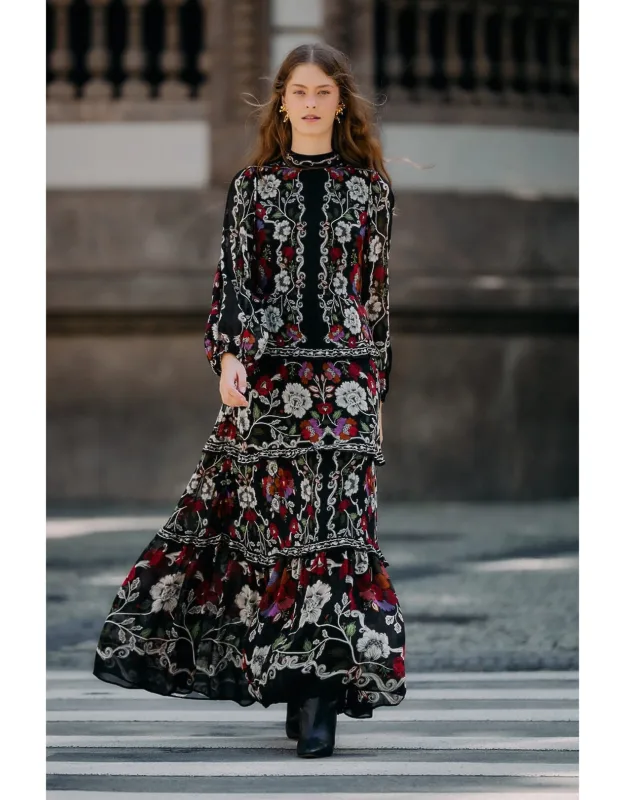 Ruffled Maxi Dress
